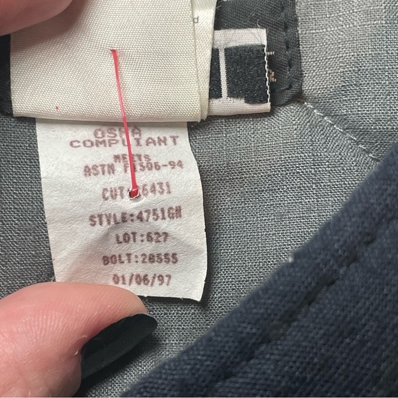 Bulwark FR Flame Resistant Jacket Men’s XXL 2XL Navy Blue Quilted Snap Up Work - Picture 7 of 12